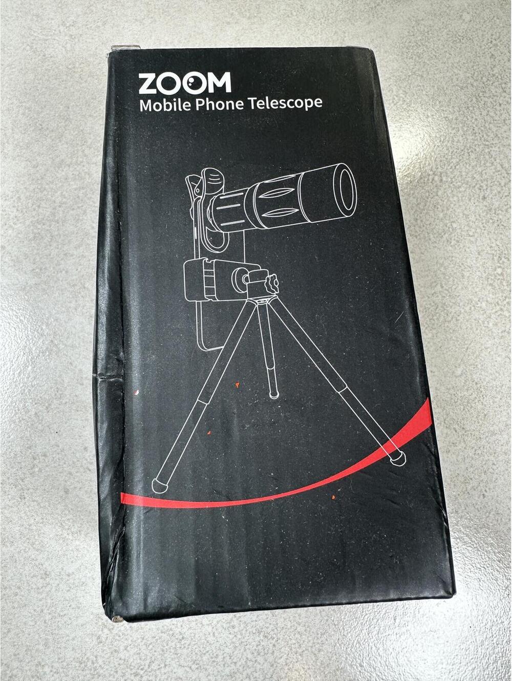 New 18x25 Mobile Phone Telescope Telephoto Lens Kit Tripod Universal Clip